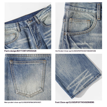 Thunderbolt Slim Fit Jeans (M-5XL)—7533 - TALKLESSFASHION