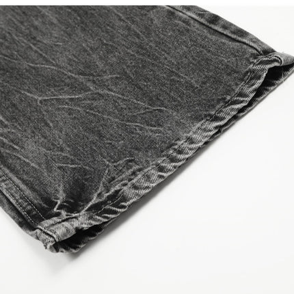 Industrial Heritage Denim Straight Jeans—9865 - TALKLESSFASHION