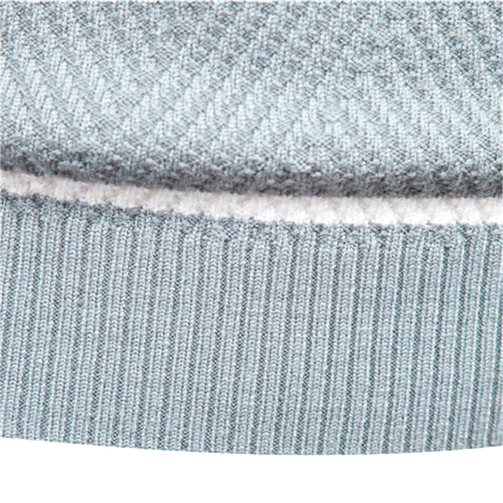 New Autumn Pullover Men'S Sweater O-Neck Patchwork Long Sleeve Warm Slim Sweaters Men Casual Fashion Sweater Men Clothing