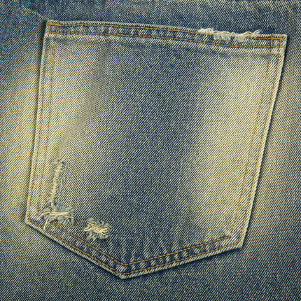 TALKLESS Washed-out Ripped Logging Jeans--2311 - TALKLESSFASHION