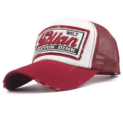 Stick Mesh Baseball Cap----4011