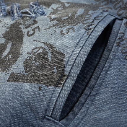 Gradient Inkjet Workwear Jacket For Men - TALKLESSFASHION