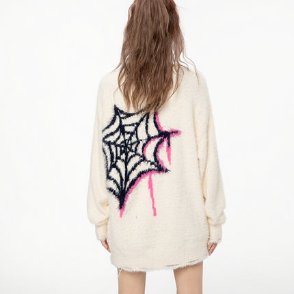 Spider Brocade Sweater—7504 - TALKLESSFASHION