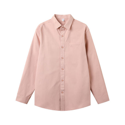 One Color Long Sleeve Shirt—1802 - TALKLESSFASHION