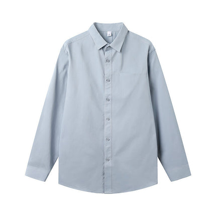 One Color Long Sleeve Shirt—1802 - TALKLESSFASHION