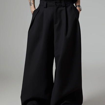 Oversized Long Flowy Baggy Wide Leg Pants ------6935 - TALKLESSFASHION