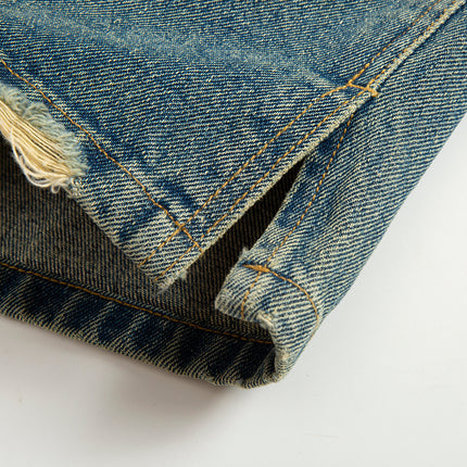 TALKLESS Washed-out Ripped Logging Jeans--2311 - TALKLESSFASHION