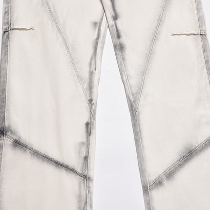 Fashion Printed Lines Straight-leg Trousers Men - TALKLESSFASHION