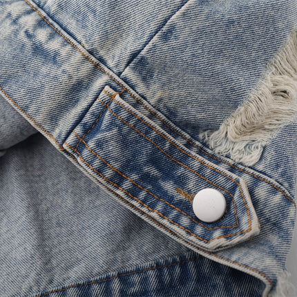 Spider Man Denim Jacket—6199 - TALKLESSFASHION