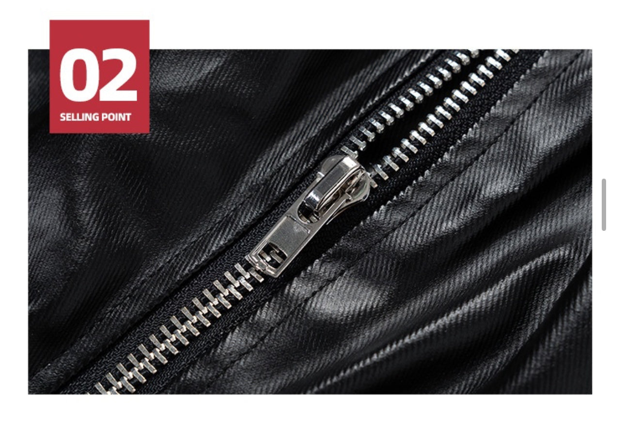 MatteCoat Casual leather Pants—-5388