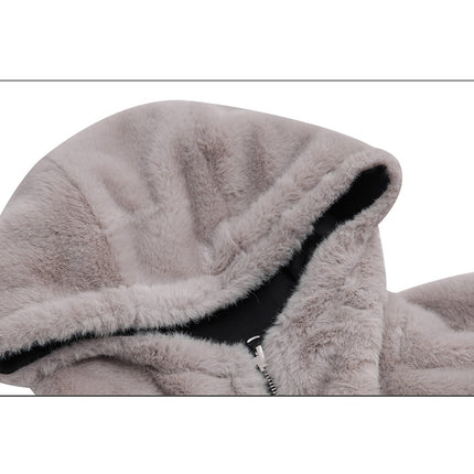 Reversible Cotton Clothes Hooded Jacket—7814 - TALKLESSFASHION