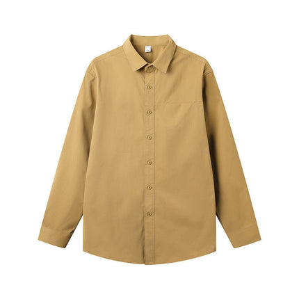 One Color Long Sleeve Shirt—1802 - TALKLESSFASHION