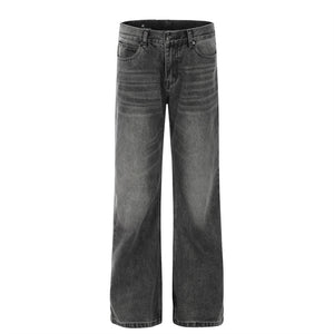 Retro Design Baggy Straight Trousers - TALKLESSFASHION
