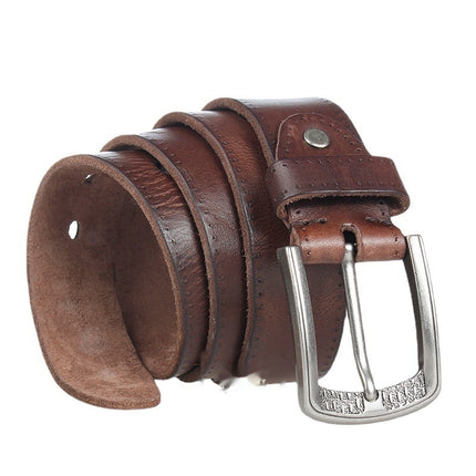 Alloy Charm Leather Belt—-0898 - TALKLESSFASHION
