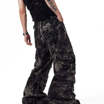 Maverick Rivet Mop Denim—-4530 - TALKLESSFASHION
