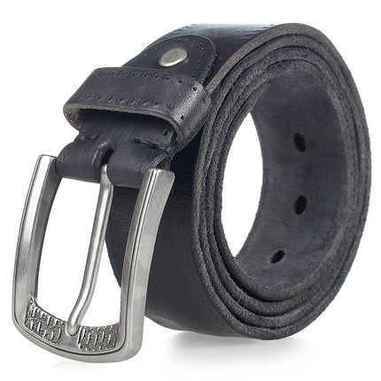 Alloy Charm Leather Belt—-0898 - TALKLESSFASHION