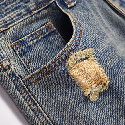 American Retro Fashion And Personalized Jeans For Men - TALKLESSFASHION