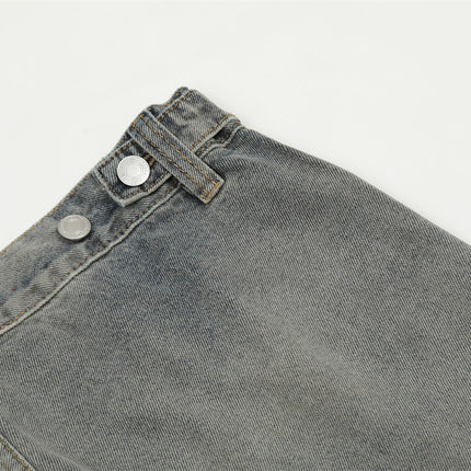 Men's Retro Loose Multi-pocket Wide-leg Trousers - TALKLESSFASHION