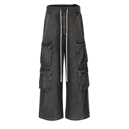 Wide-Leg Multi Pocket Trendy Jeans—7245 - TALKLESSFASHION