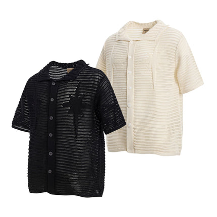 American Retro Simple Loose Design Short Sleeve Shirt - TALKLESSFASHION