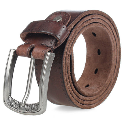 Alloy Charm Leather Belt—-0898 - TALKLESSFASHION