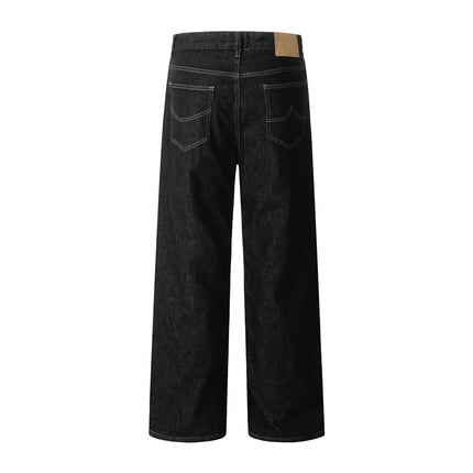 Street Trend Pure Color All-matching Mop Trousers - TALKLESSFASHION