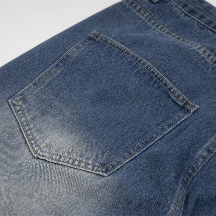 High Ripped Retro Jeans—8115 - TALKLESSFASHION