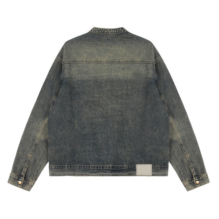 Denim Cargo Pants Jacket Men's Coat - TALKLESSFASHION