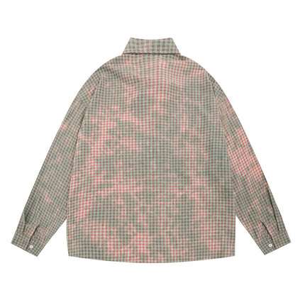 Tie-dyed Long-sleeved Shirt—-2117 - TALKLESSFASHION