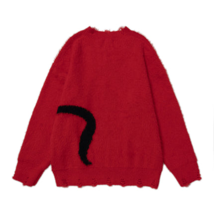 Retro Sleeping Cat Sweater—1811 - TALKLESSFASHION
