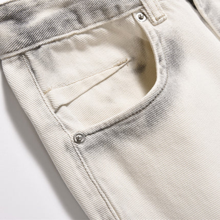 Fashion Printed Lines Straight-leg Trousers Men - TALKLESSFASHION