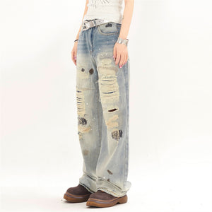 “Urban Rebellion: Splash & Strid ripped Jeans—-6041 - TALKLESSFASHION