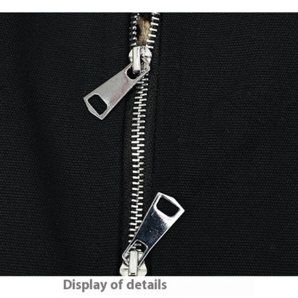 Metal Buckle Spring Loose Jacket Coat—7755 - TALKLESSFASHION
