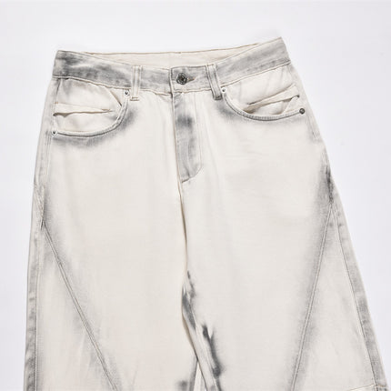 Fashion Printed Lines Straight-leg Trousers Men - TALKLESSFASHION
