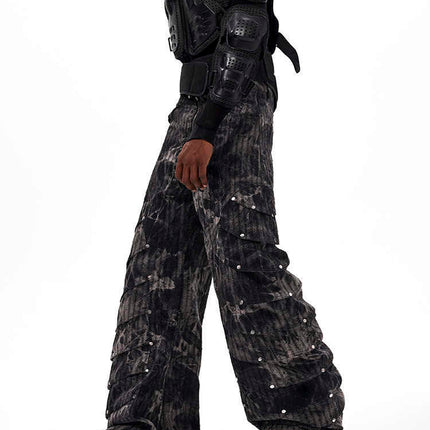 Maverick Rivet Mop Denim—-4530 - TALKLESSFASHION