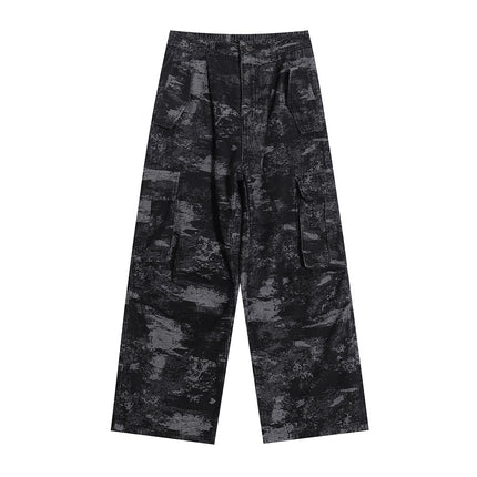 Men's Pleated Wide Leg Leisure Workwear Pants - TALKLESSFASHION