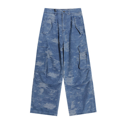 Men's Pleated Wide Leg Leisure Workwear Pants - TALKLESSFASHION