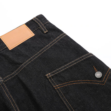 Cropped wide-leg retro Jorts ----3433 - TALKLESSFASHION