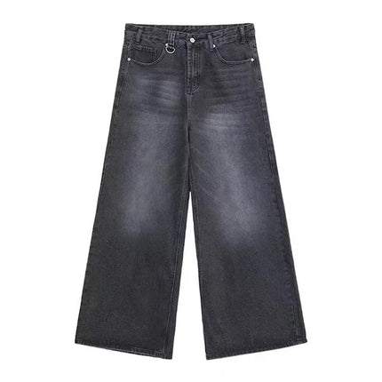 Vintage Wash baggyl Denim jeans —-3394 - TALKLESSFASHION