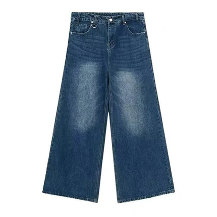 Vintage Wash baggyl Denim jeans —-3394 - TALKLESSFASHION