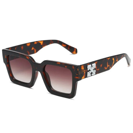 Box Retro Sunglasses Fashion Trend Snowflake Xins Sunglasses Men'S and Women'S Sunglasses Glasses Sunglasses - TALKLESSFASHION