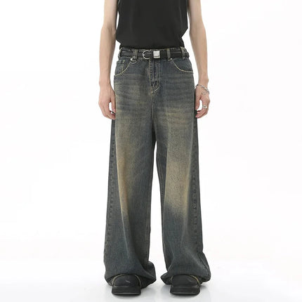 Vintage Wash baggyl Denim jeans —-3394 - TALKLESSFASHION