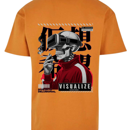 VISUALISE unisex oversize T-Shirt Short sleeve streetwear - TALKLESSFASHION