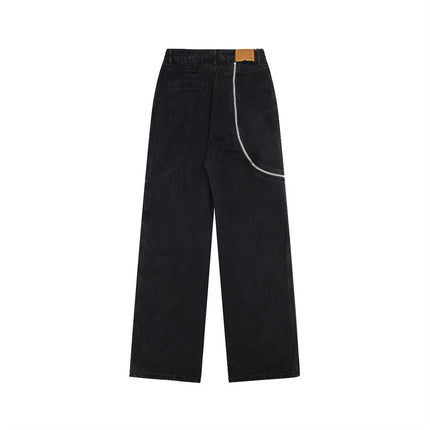Men's Straight Loose Draggle-tail Trousers - TALKLESSFASHION