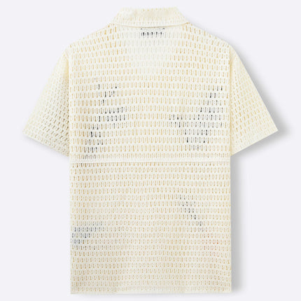 Embroidery Knitwear Short Sleeve Shirt---5524 - TALKLESSFASHION