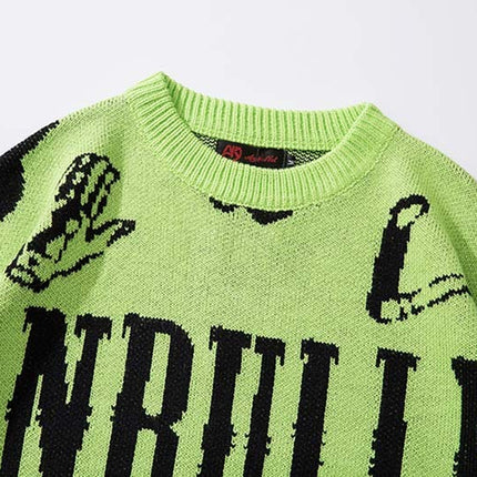 Letters Graffiti dope Sweater --1809 - TALKLESSFASHION