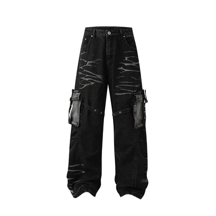Urban Retro Charm Denim jeans—6227 - TALKLESSFASHION