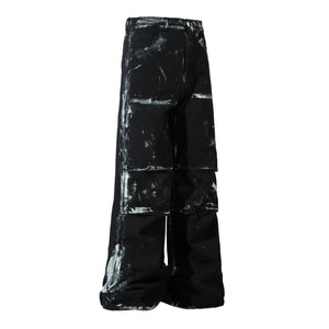 Retro Rugged Multi-pocket Jeans—7543 - TALKLESSFASHION