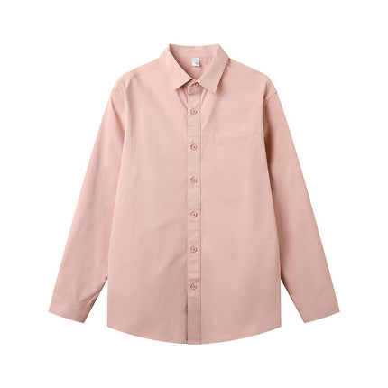 One Color Long Sleeve Shirt—1802 - TALKLESSFASHION