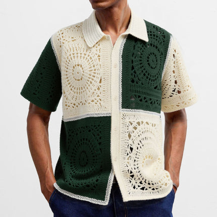 Fashion Colorblock Men's Minority All-match Knitwear - TALKLESSFASHION